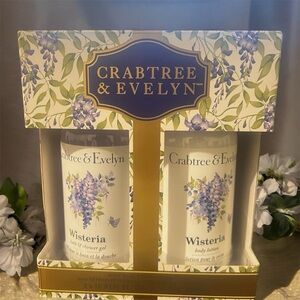 Crabtree & Evelyn Wisteria Body Wash and Lotion Duo